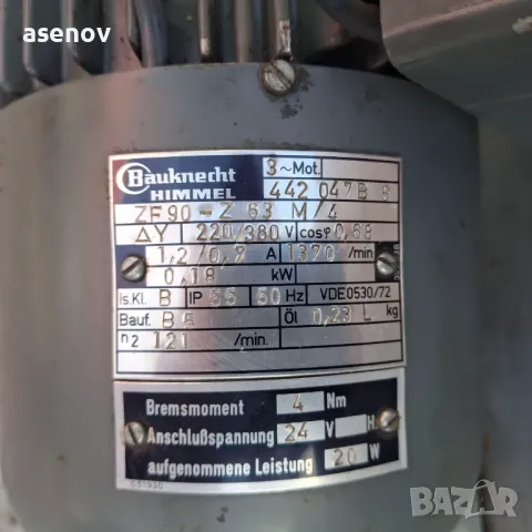 редуктор, снимка 3 - Електродвигатели - 47524176