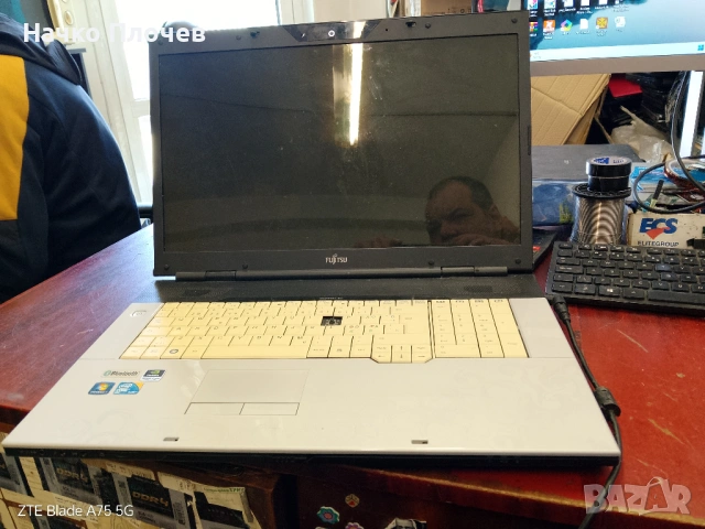 Лаптоп Fujitsu Amilo Pi3660 | 18.4" екран – Идеален за филми и работа