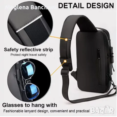 Мъжка чанта за през рамо Crossbody 29лв., снимка 3 - Чанти - 50278128