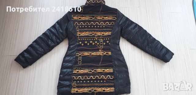 Versace VERSUS Gianni Versace Womens Long Down Jacket Size 44/ M- L ОРИГИНАЛ! Дамско пухено яке Двул, снимка 8 - Якета - 49388887