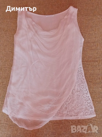 Ефектен топ М-Л размер, снимка 8 - Туники - 52010099