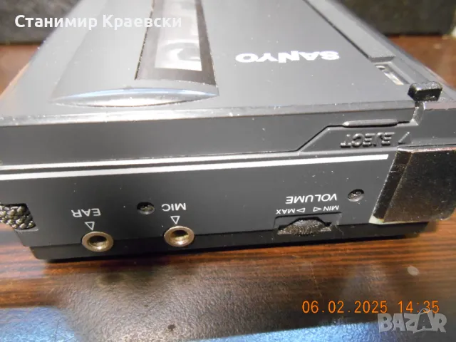 Sanyo M1115 Walkman voice recorder - vintage 89, снимка 6 - Радиокасетофони, транзистори - 49191032