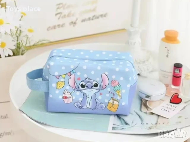 Голям несесер Лило и Стич Lilo and Stitch , снимка 3 - Портфейли, портмонета - 51033811