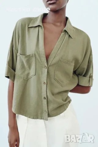Дамска лятна ризка ZARA, снимка 2 - Ризи - 55808333