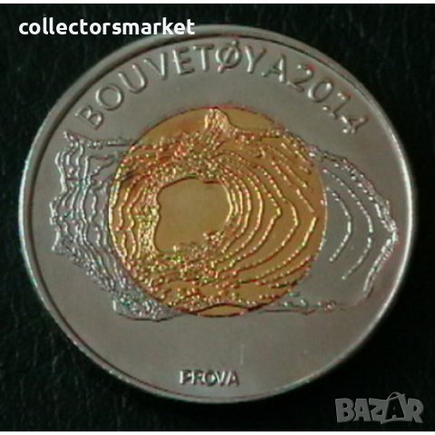 8 скилинг 2014, остров Буве, снимка 2 - Нумизматика и бонистика - 38683070