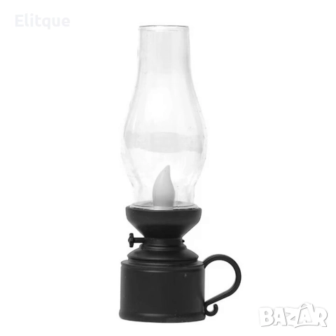 LED винтидж декоративна лампа с трептяща светлина, снимка 5 - Декорация за дома - 52812480