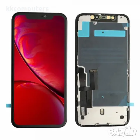 LCD Дисплей за iPhone 11 6.1 + Тъч скрийн / Черен / Service Pack Баркод : 484595