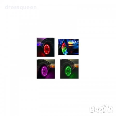 0749 Светещи капачки за гуми. 2 броя в Комплект, снимка 10 - Аксесоари и консумативи - 37278345
