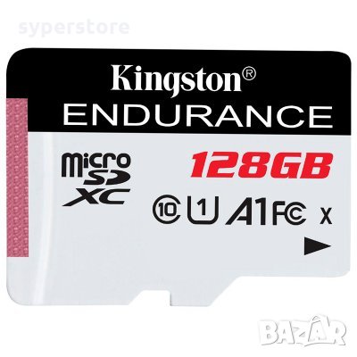 ФЛАШ КАРТА SD MICRO 128GB KINGSTON SDCE/128GB MicroSDHC, 128GB, Class 10, Endurance Flash Memory Car, снимка 1 - Други - 30633619