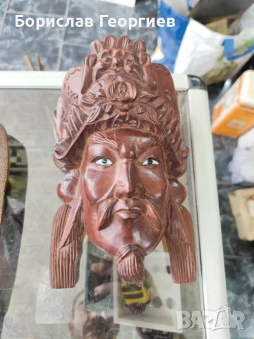 Лот дървени маски четири броя, снимка 8 - Колекции - 47351836