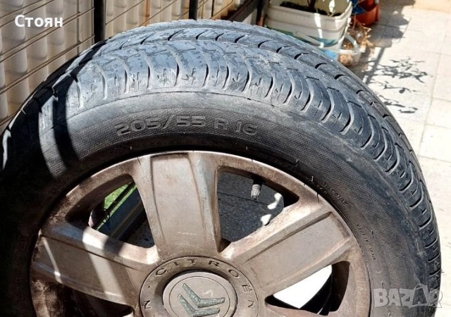 Комплект оригинални джанти за ситроен С4 + гуми подарък, снимка 7 - Гуми и джанти - 33631741