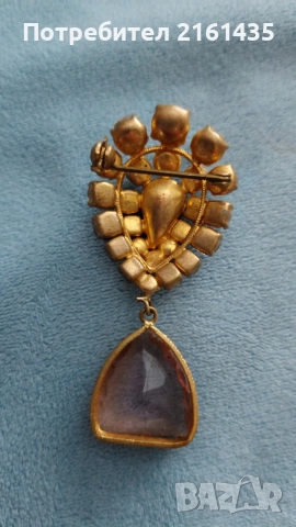 Ретро Чехословашка брошка на Яблонекс , снимка 3 - Антикварни и старинни предмети - 54183975