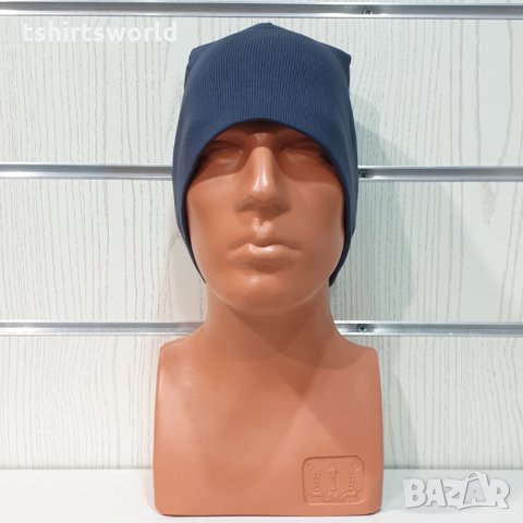 Нова зимна шапка в цвят тъмно индиго, снимка 6 - Шапки - 32047342