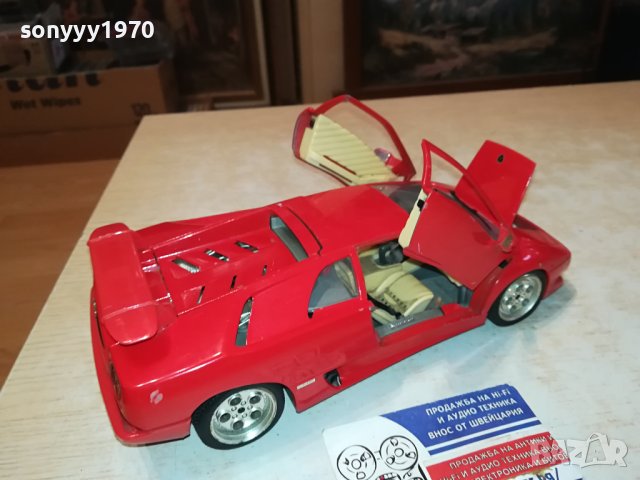 LAMBORGHINI DIABLO BURAGO 1/18-MADE IN ITALY-METAL ВНОС GERMANY 2910230942, снимка 5 - Колекции - 42764166