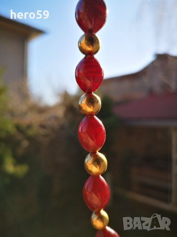 Дамска огърлица-кехлибар и злато.Османска империя., снимка 6 - Колиета, медальони, синджири - 31537404