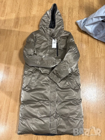 Дълго зимно яке тип „палто“