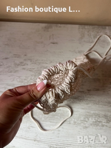 Плетена малка лятна мешка ❤️, снимка 3 - Чанти - 52002193