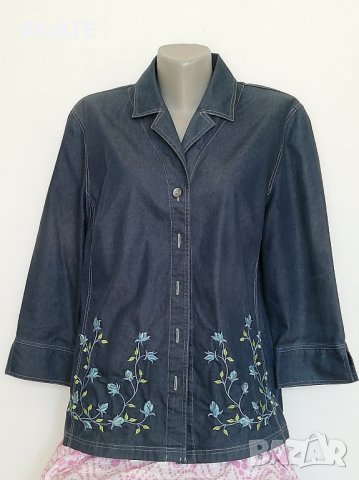 Дамска риза с красива бродерия