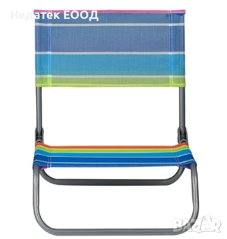 Плажен сгъваем стол, Многоцветен, 48x45x49см., снимка 2 - Къмпинг мебели - 50458163