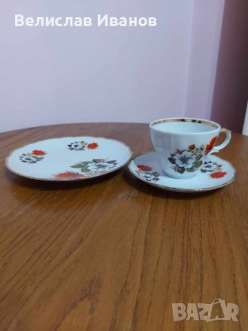 🇩🇪WUNSIEDEL 🇩🇪- много красив троен сет.Перфектен, снимка 4 - Антикварни и старинни предмети - 44279920