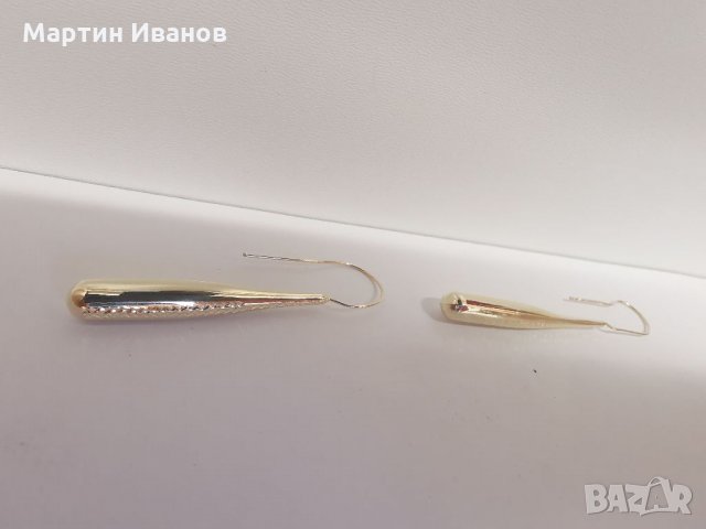 Златни обеци бухалки , снимка 9 - Обеци - 35275573