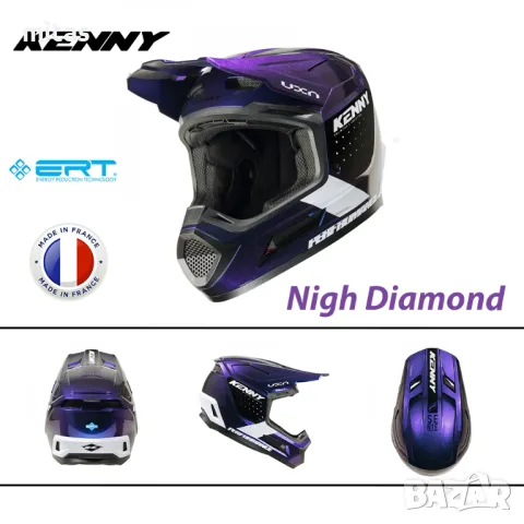 Кросова каска KENNY PERFORMANCE 2025, Full Face, Защита ERT - ФРАНЦИЯ, снимка 9 - Аксесоари за велосипеди - 48313441