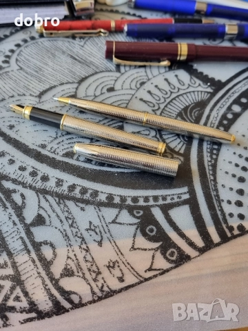 senator iridium point Germany retro писалка и химикалка с кожен несесер, снимка 3 - Други ценни предмети - 52220946