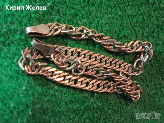 СТАРА СТИЛНА СРЕБЪРНА ГРИВНА СРЕБРО 925 ВИНТИДЖ АРТ ПЛЕТКА с НУЖДА от ЗАКОПЧАЛКА 44931