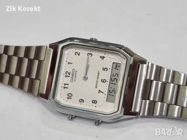 Часовник Casio 39 мм, снимка 7 - Мъжки - 56431485