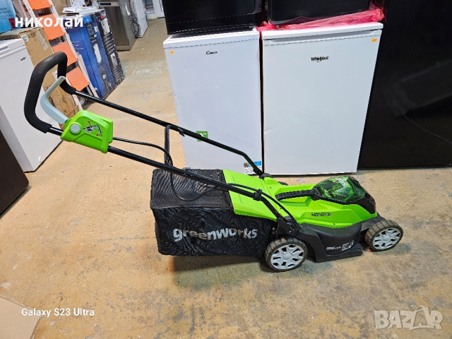 акумулаторна Косачка Greenworks 40v., снимка 4 - Градинска техника - 44549156