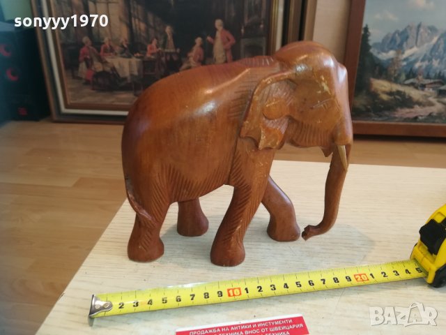 слон ръчна изработка от франция 2402211012, снимка 2 - Колекции - 31933848