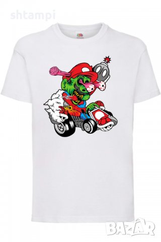 Детска тениска Mario Cart Zombie 3,Игра,Изненада,Подарък,Празник,Повод, снимка 9 - Детски тениски и потници - 37436772