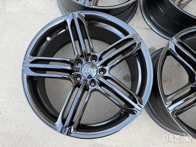 4 бр. алуминиеви джанти AUDI 19 цола 5x112 , централен отвор 75.1, ET45, 8J, снимка 3 - Гуми и джанти - 54002982
