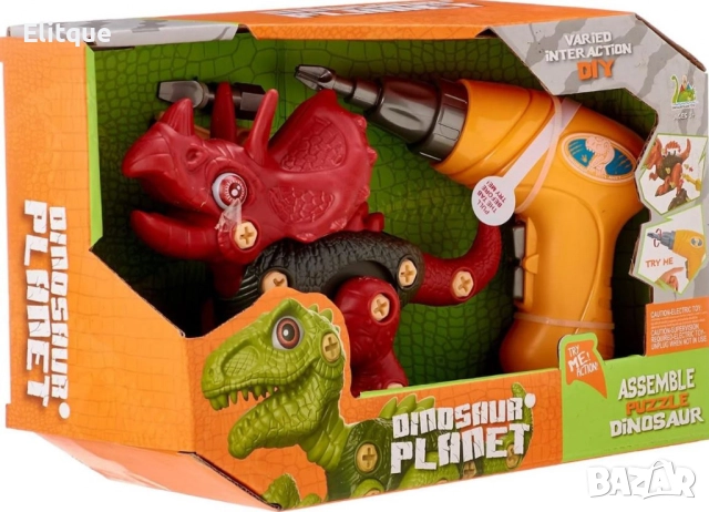 Динозавър за сглобяване с винтоверт – Игра и обучение в едно