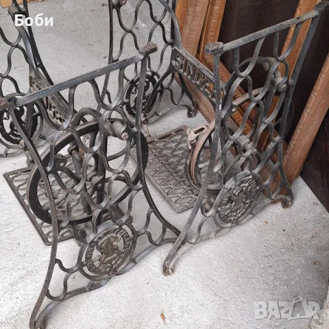 Метални крака от шевни машини , снимка 3 - Декорация за дома - 49905602