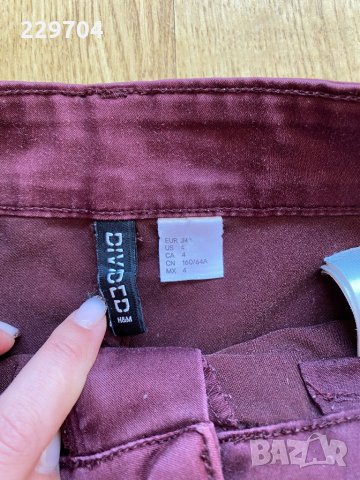 Дамски къси панталонки с висока талия H&M , снимка 3 - Къси панталони и бермуди - 32073303