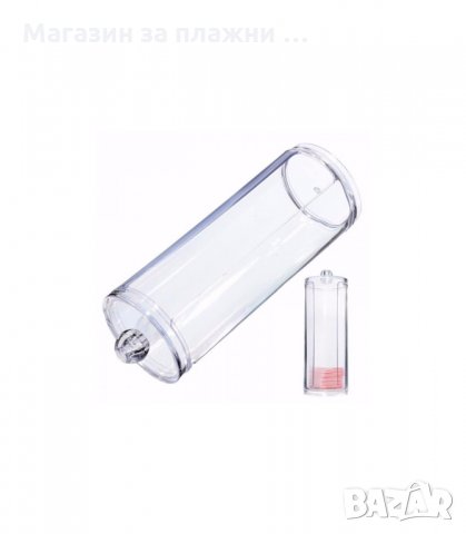 ОРГАНАЙЗЕР ПОСТАВКА ЗА ТАМПОНИ ЗА ГРИМ КУТИЯ ЗА ПОЧИСТВАЩИ ТАМПОНИ - код 1709