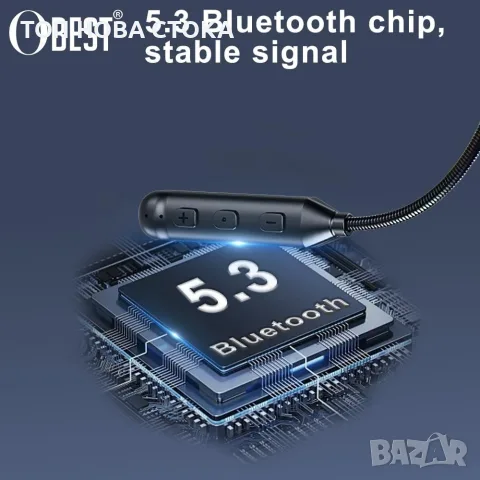 OBEST BT5.3 Мотоциклетни Bluetooth слушалки, комплект за каска , снимка 9 - Безжични слушалки - 55989448