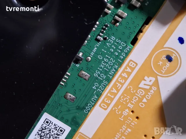 MAIN BOARD, BN9650990D,BN96-50990D, for ,SAMSUNG UE43AU7172U, снимка 3 - Части и Платки - 48265271