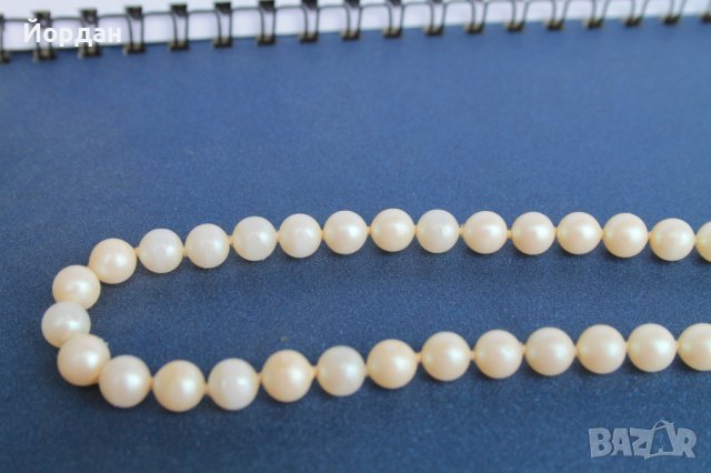 Огърлица перли със сребърна закопчалка, снимка 2 - Други - 40485842