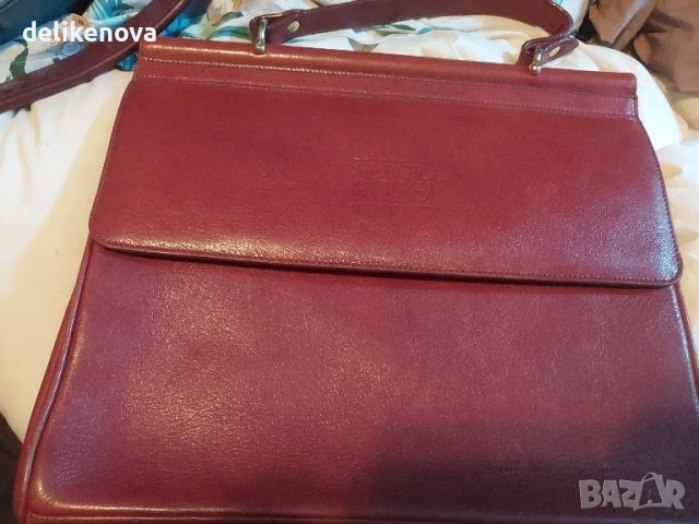 SERGIO ROSSI Italy. 100% Кожа Офисна чанта