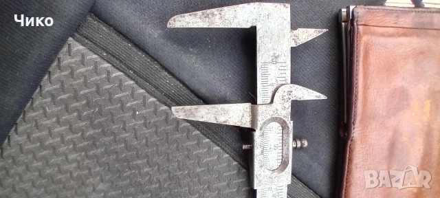 Стар немски шублер от войната, снимка 2 - Антикварни и старинни предмети - 52876567