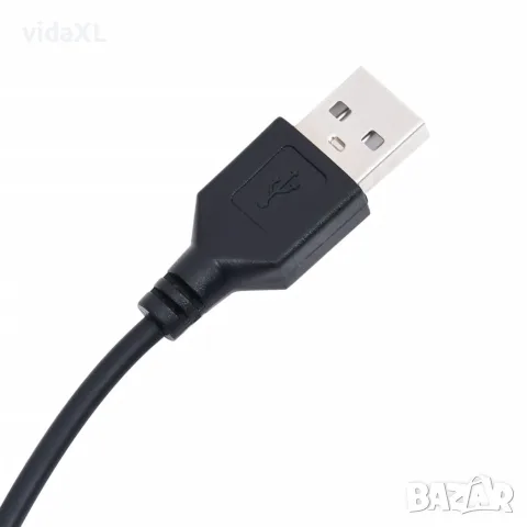 vidaXL Бюро с LED осветление, бяло, 130x130x91 см, инженерно дърво, снимка 10 - Бюра - 56147019