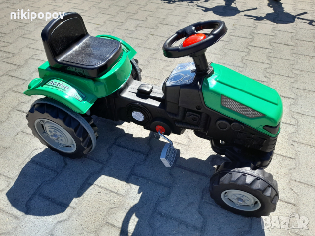 PILSAN зелен детски трактор Active, снимка 6 - Коли, камиони, мотори, писти - 44585931