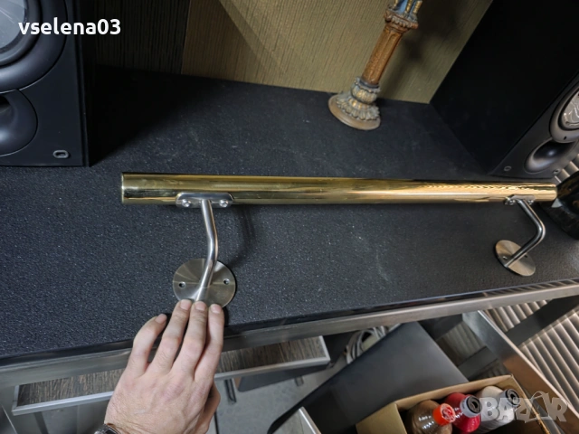 Парапет за стена месинг и неръждаема стомана, снимка 4 - Железария - 54258961