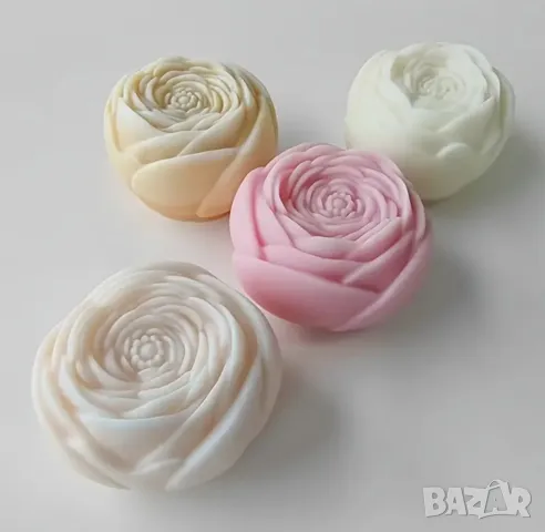 Молд роза 7,3 см (17), снимка 3 - Форми - 50406191