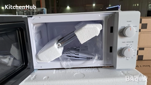 Компактна микровълнова фурна Comfee - 20 литра, 700W и 5 нива на мощност, снимка 9 - Микровълнови - 52382983