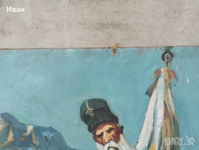 Голяма Маслена картина Самарското знаме, снимка 7 - Антикварни и старинни предмети - 52369926