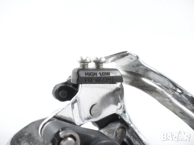 Shimano Deore XT FD-M739 3x8 декланшор за МТБ планински байк, 28.6mm clamp, снимка 6 - Части за велосипеди - 51867178