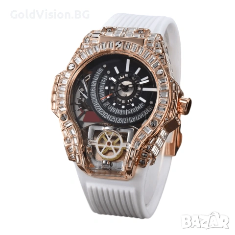 HENGBOLONG White Gold – луксозен мъжки кварцов часовник